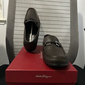 Salvatore Ferragamo Men's Brown Loafers